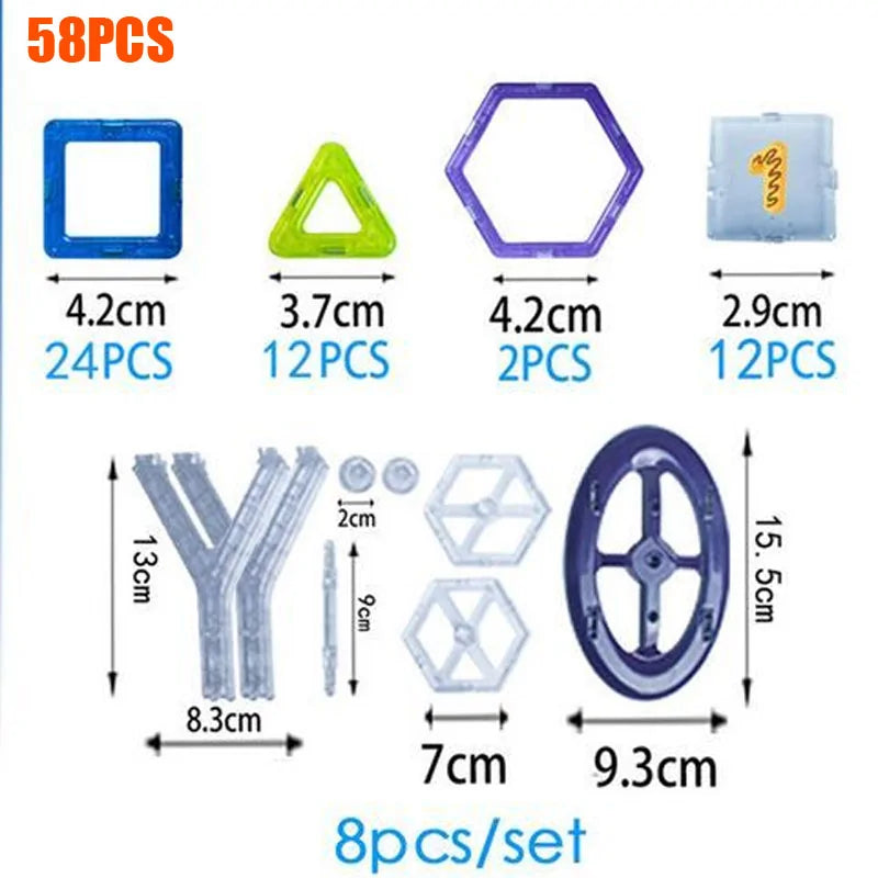 Montessori Magnet-Bausteine