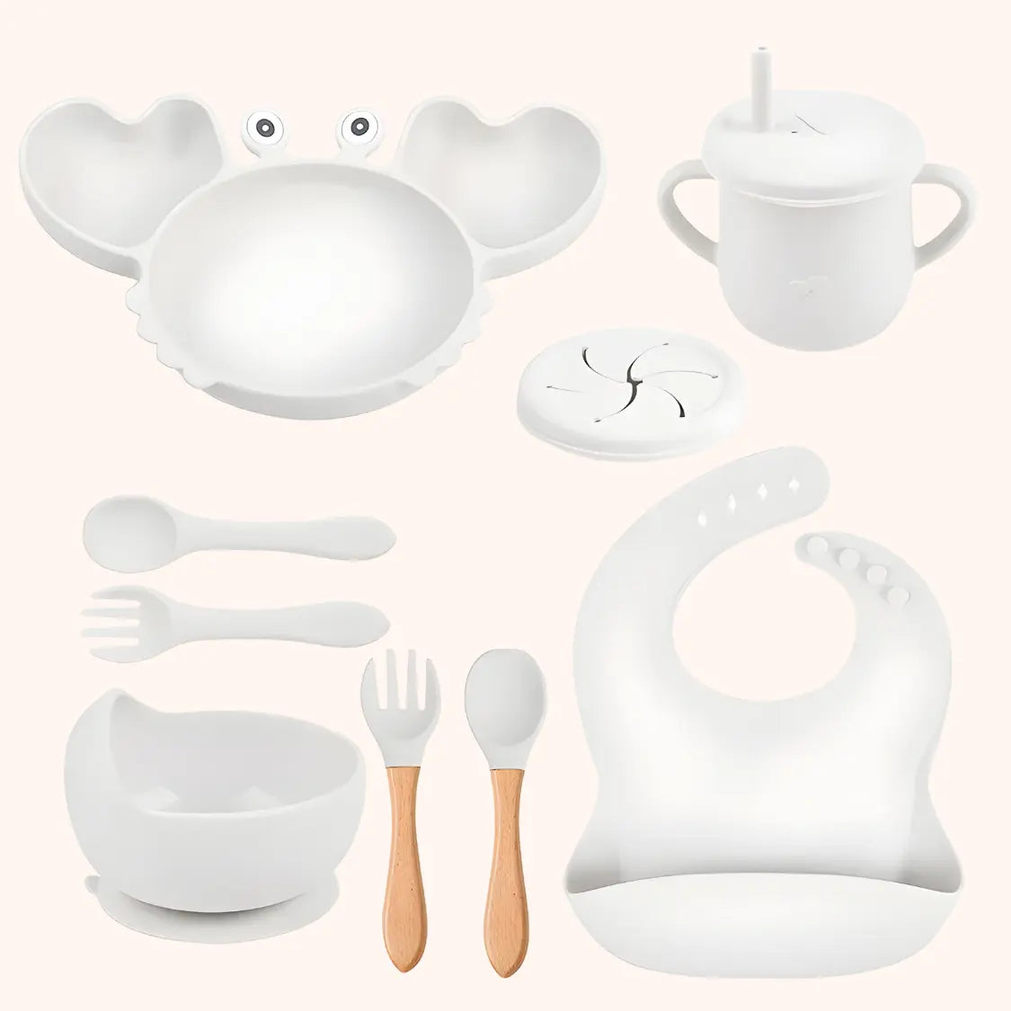 Montessori Silicone Mealtime Set