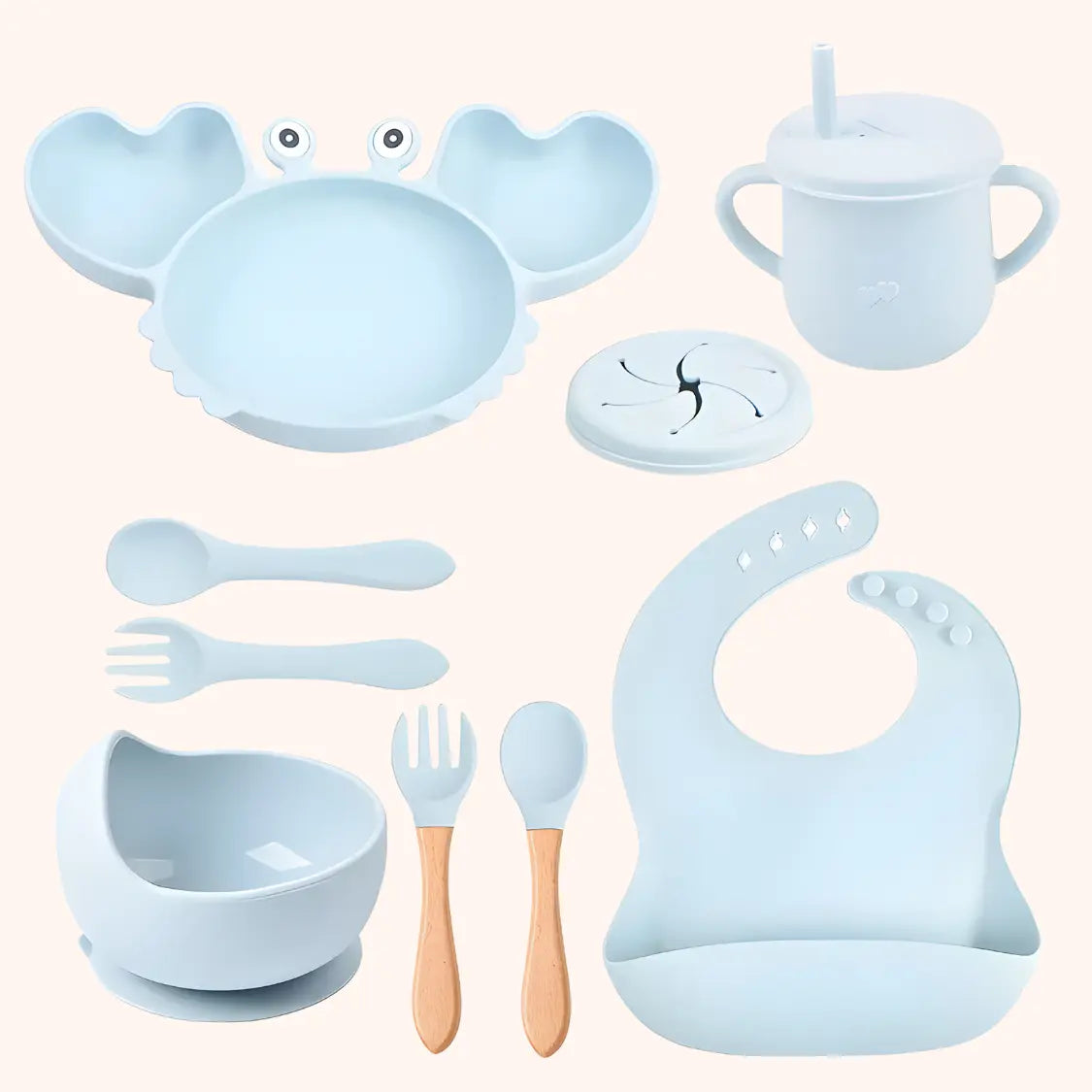 Montessori Silicone Mealtime Set