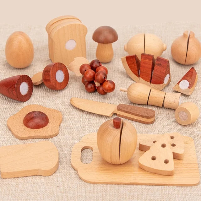 Montesori Log Wooden Kitchen Toy