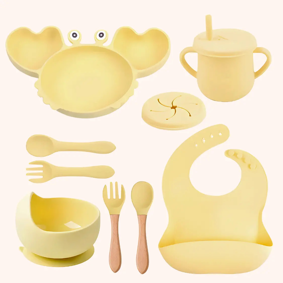 Montessori Silicone Mealtime Set