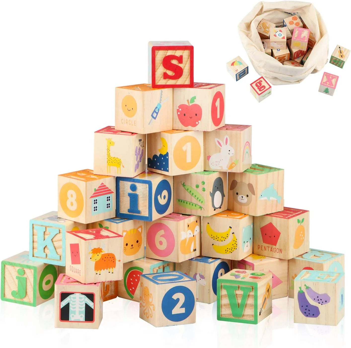 Montessori ABC Building Blocks