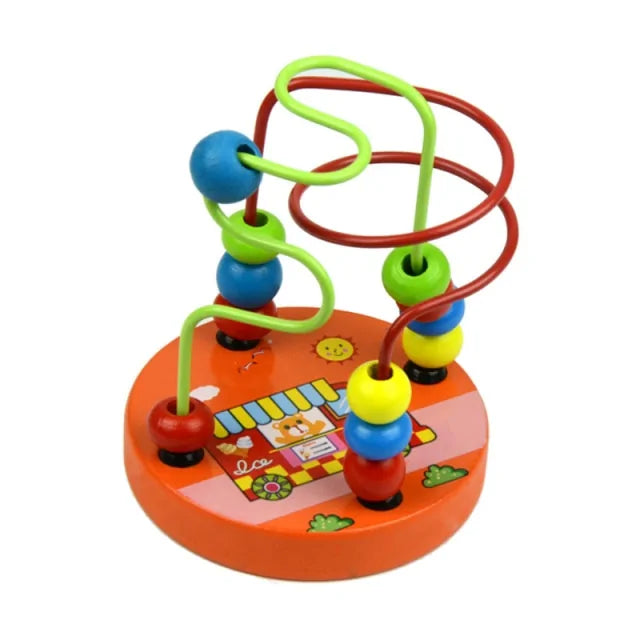 Montessori Toy Wooden Roller Coaster