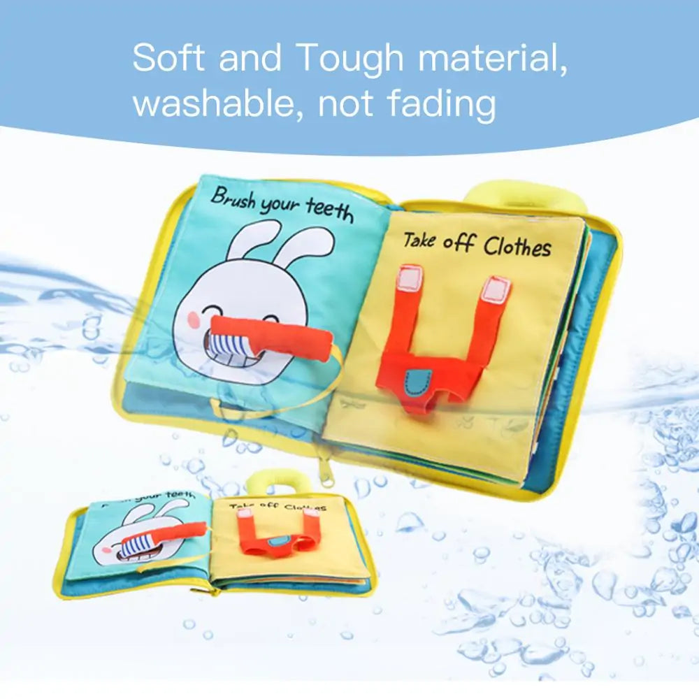 Montessori 3D Soft Cloth Baby Books