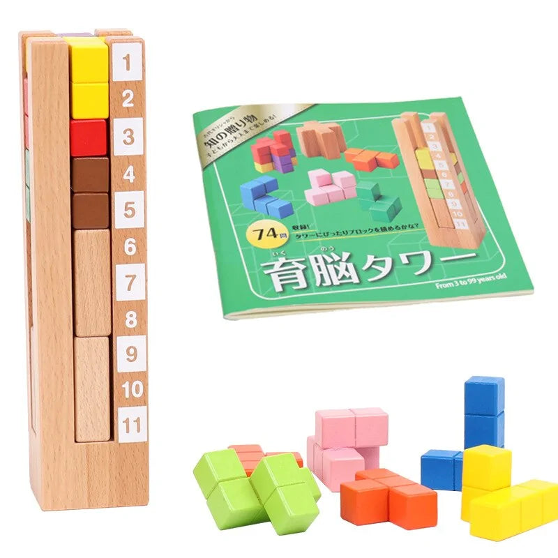 Montessori Tetris Tower Block