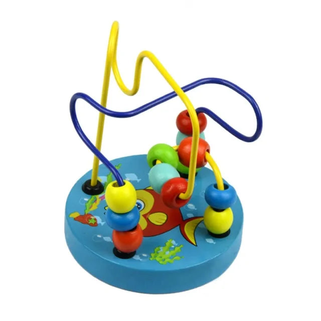 Montessori Toy Wooden Roller Coaster