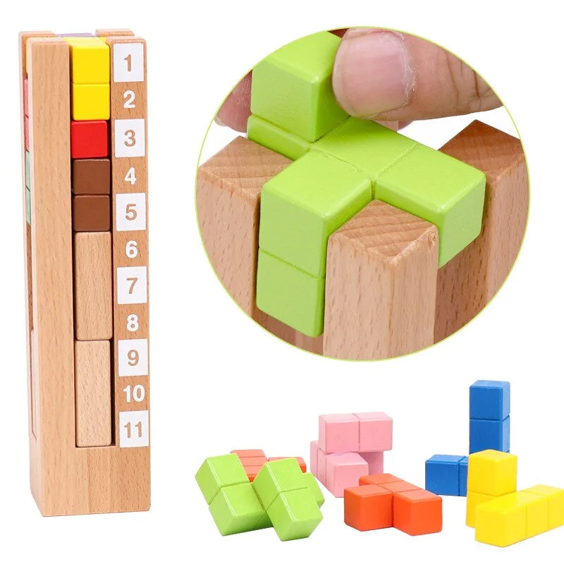 Montessori Tetris Tower Block